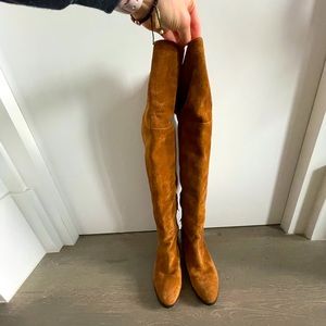 J. Crew over the knee suede boot